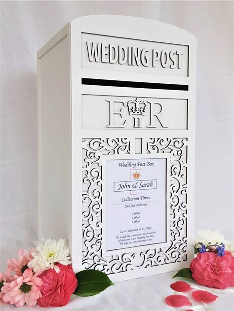 wedding post box template free